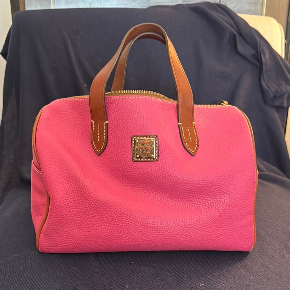 Pink Leather Handbag